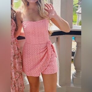 Cutest romper with shorts in the back and wrap on the front